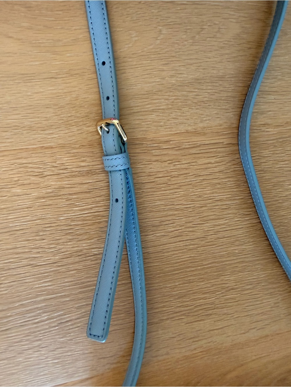Kate Spade New York Light Blue Saffiano Leather Crossbody Bag Gold Hardware - Picture 15 of 15